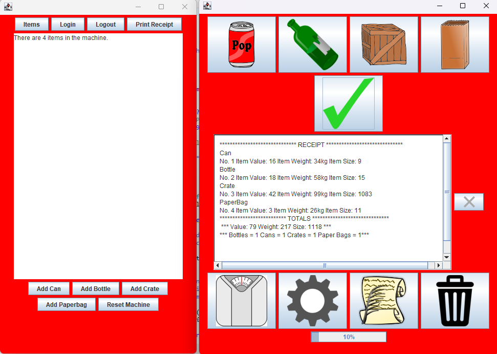 Java XML-RPC/RMI Vending Machine